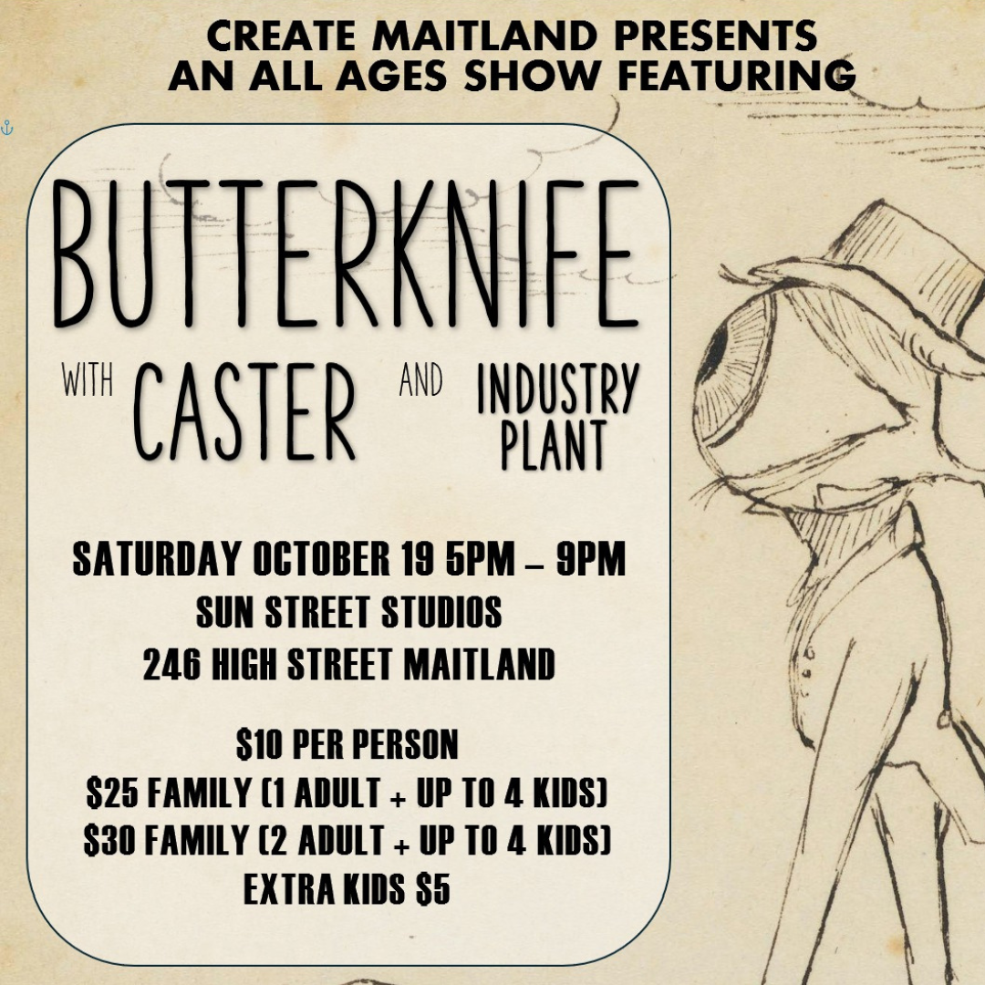 Butterknife • Caster •  Industry Plant – 19th October